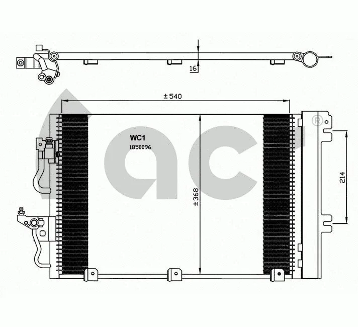 Condenser, air conditioning (300618)