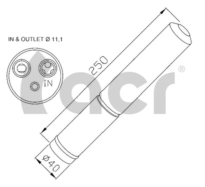 Dryer, air conditioning (170360)