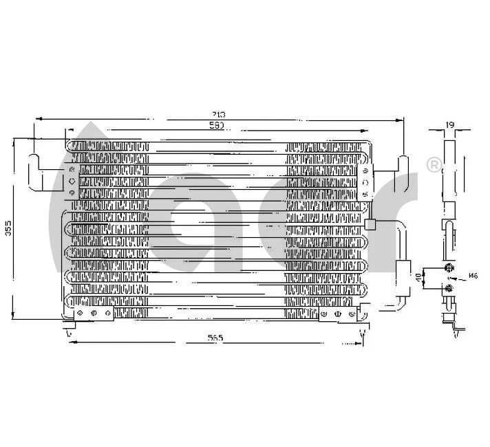 Condenser, air conditioning (300298)