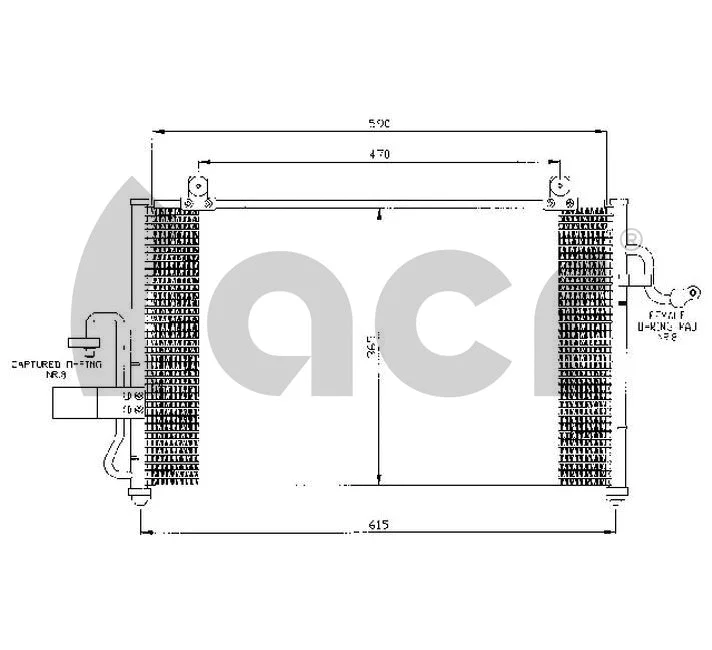 Condenser, air conditioning