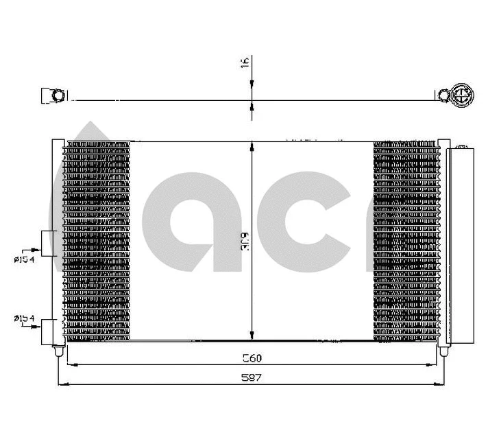 Condenser, air conditioning (300542)