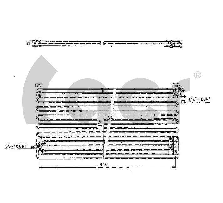 Condenser, air conditioning (300143)