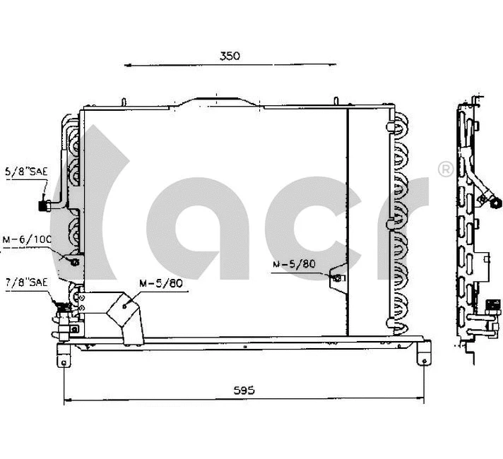 Condenser, air conditioning (300284)