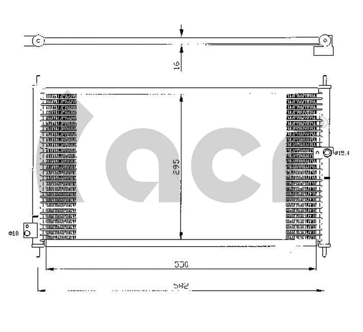 Condenser, air conditioning (300205)