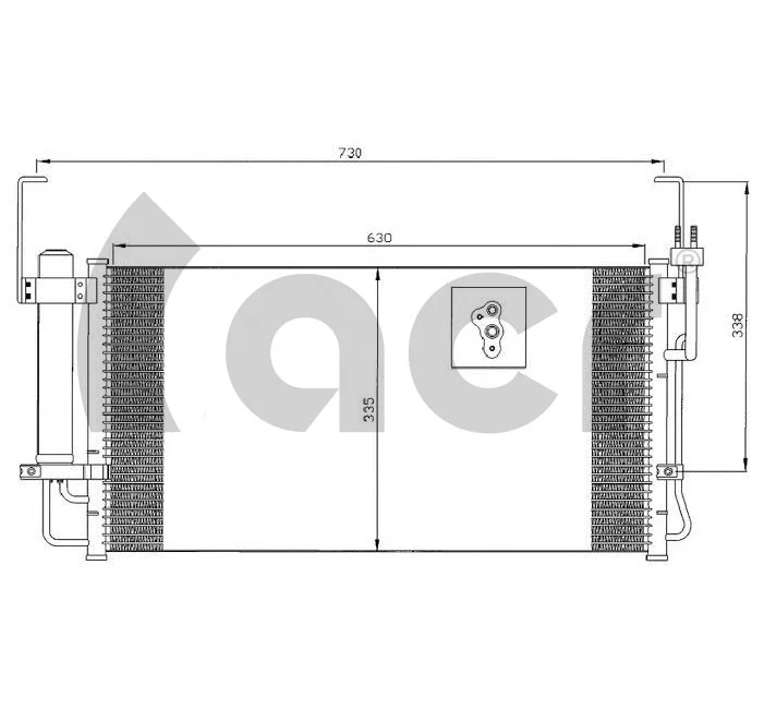 Condenser, air conditioning (300632)
