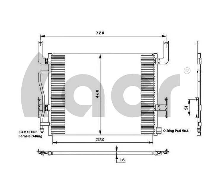Condenser, air conditioning
