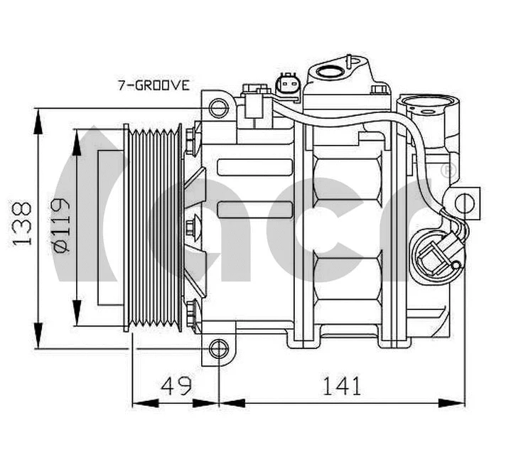 Compressor, air conditioning