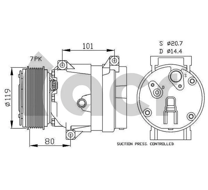 Compressor, air conditioning