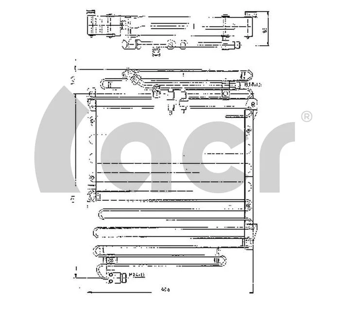 Condenser, air conditioning (300134)