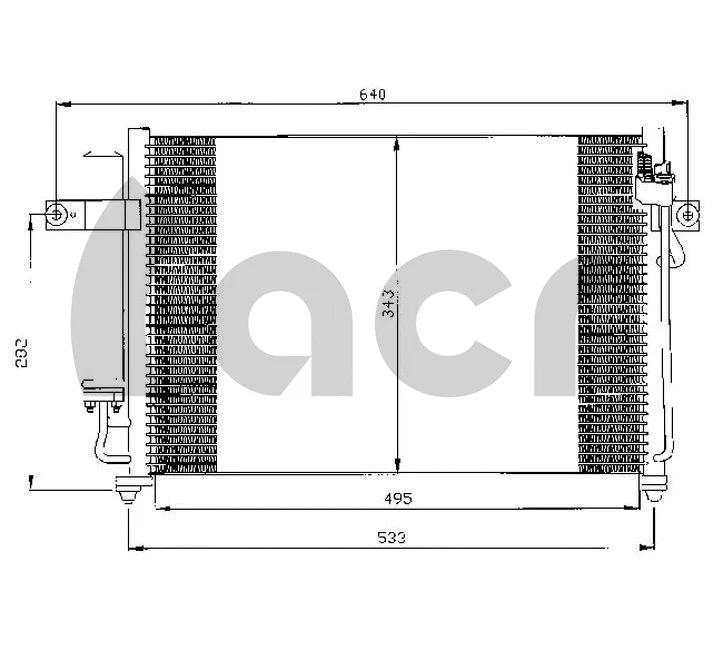 Condenser, air conditioning (300520)