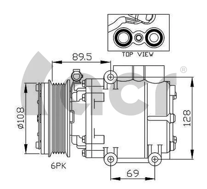 Compressor, air conditioning