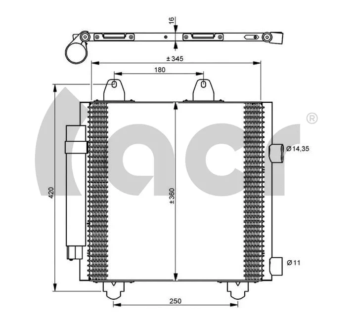 Condenser, air conditioning (300671)