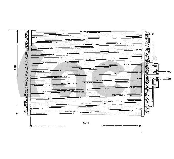 Condenser, air conditioning (300217)