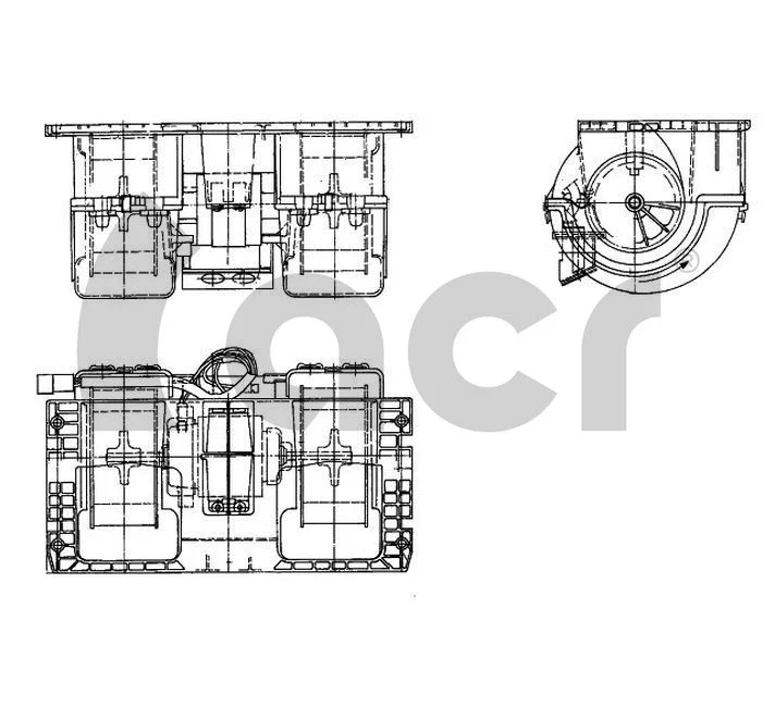 Electric Motor, interior blower (702022)