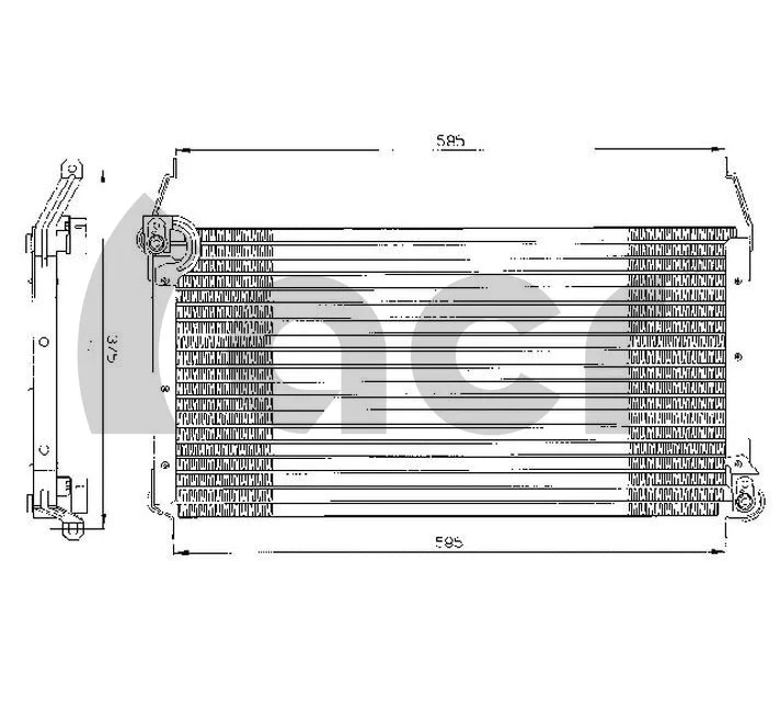 Condenser, air conditioning (300297)