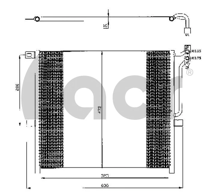 Condenser, air conditioning
