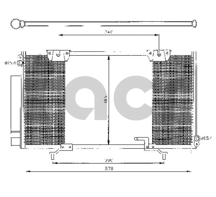 Condenser, air conditioning (300400)