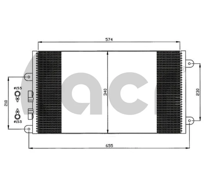 Condenser, air conditioning (300571)