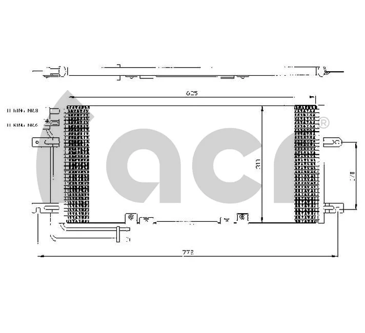 Condenser, air conditioning (300485)