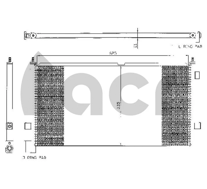 Condenser, air conditioning (300345)