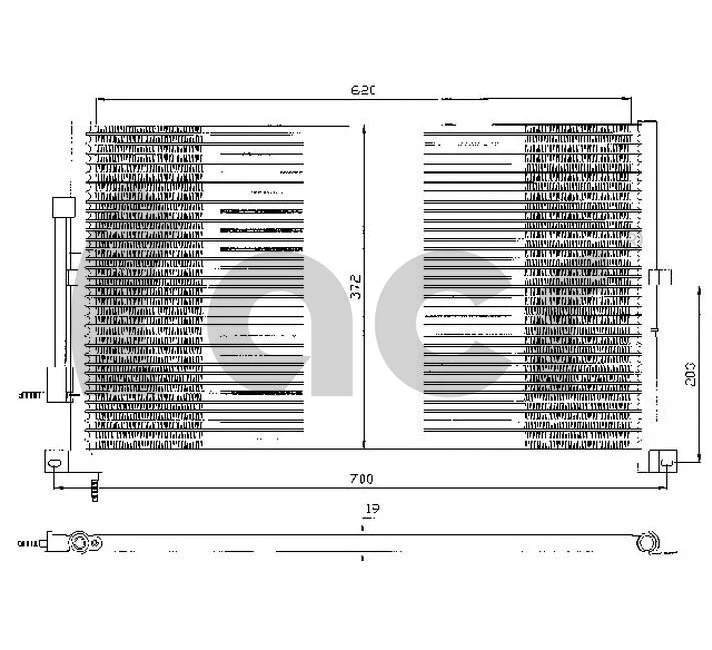 Condenser, air conditioning (300062)