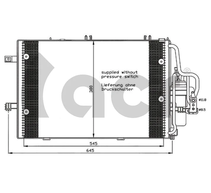 Condenser, air conditioning (300588)