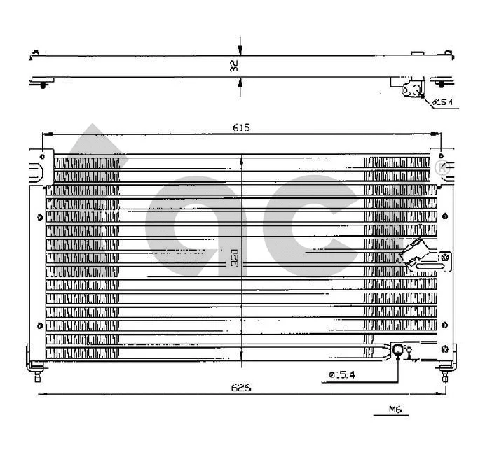 Condenser, air conditioning