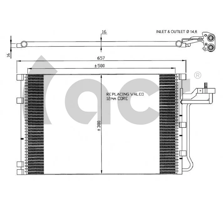 Condenser, air conditioning (300599)