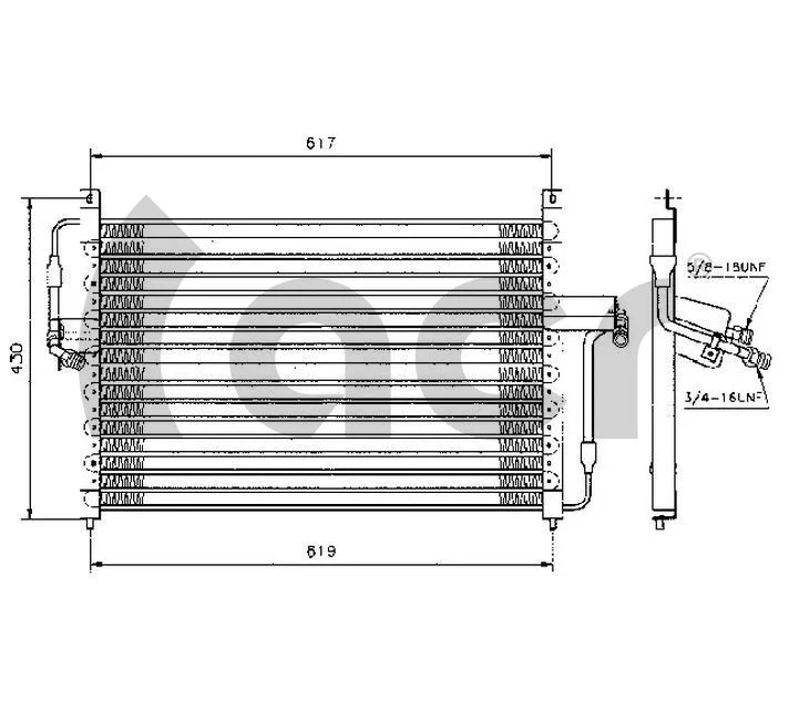 Condenser, air conditioning