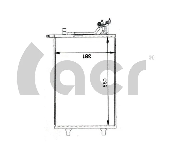 Condenser, air conditioning (300096)
