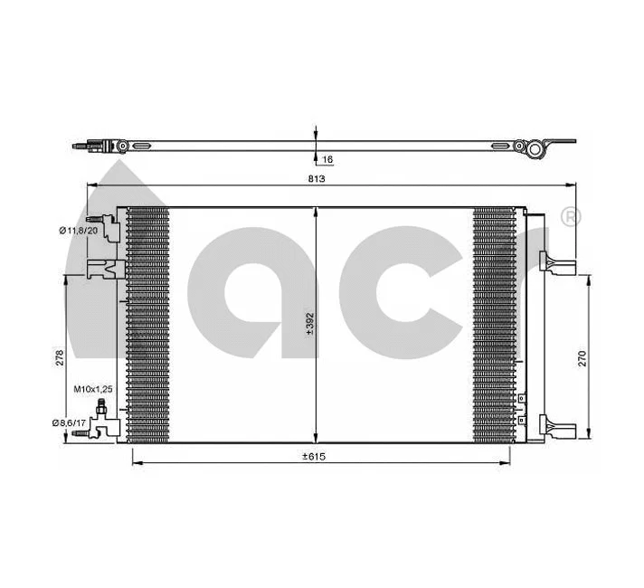 Condenser, air conditioning
