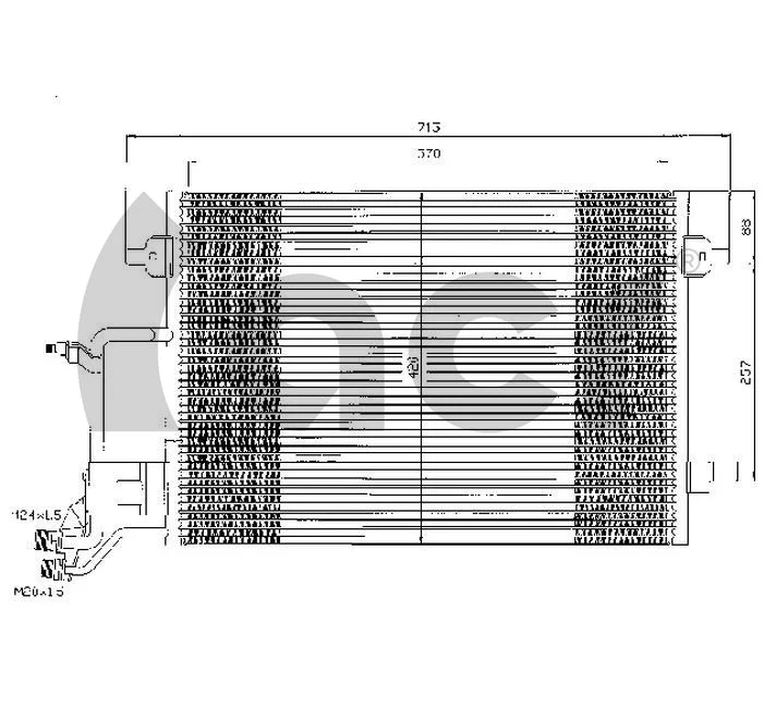Condenser, air conditioning (300351)