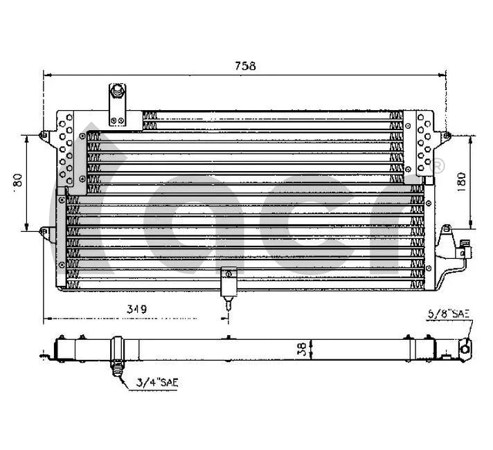 Condenser, air conditioning (300117)