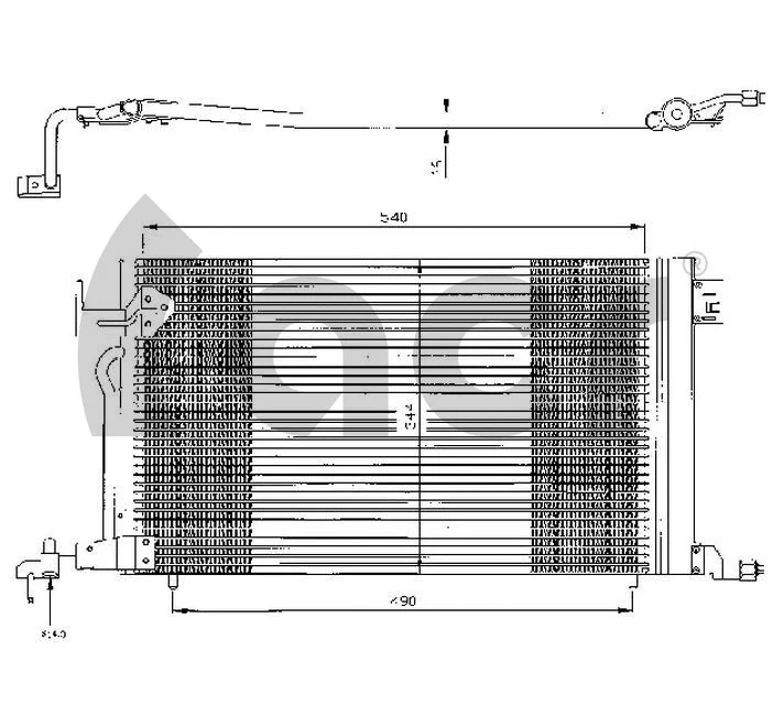 Condenser, air conditioning (300336)