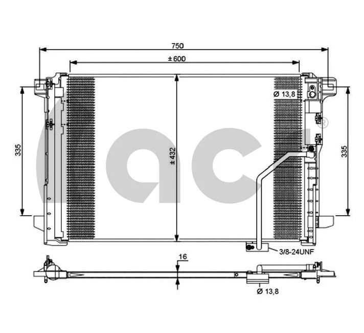 Condenser, air conditioning (300697)