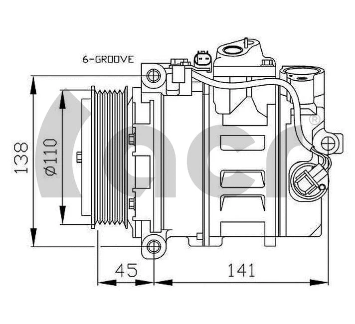 Compressor, air conditioning