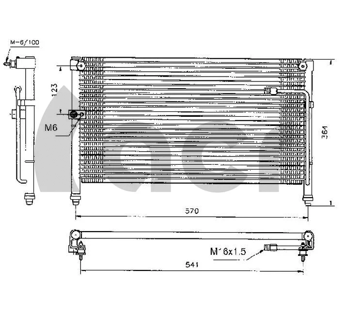 Condenser, air conditioning (300268)