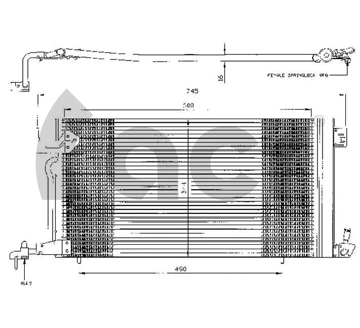 Condenser, air conditioning