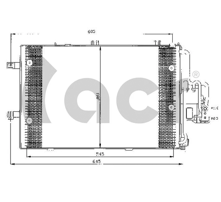 Condenser, air conditioning