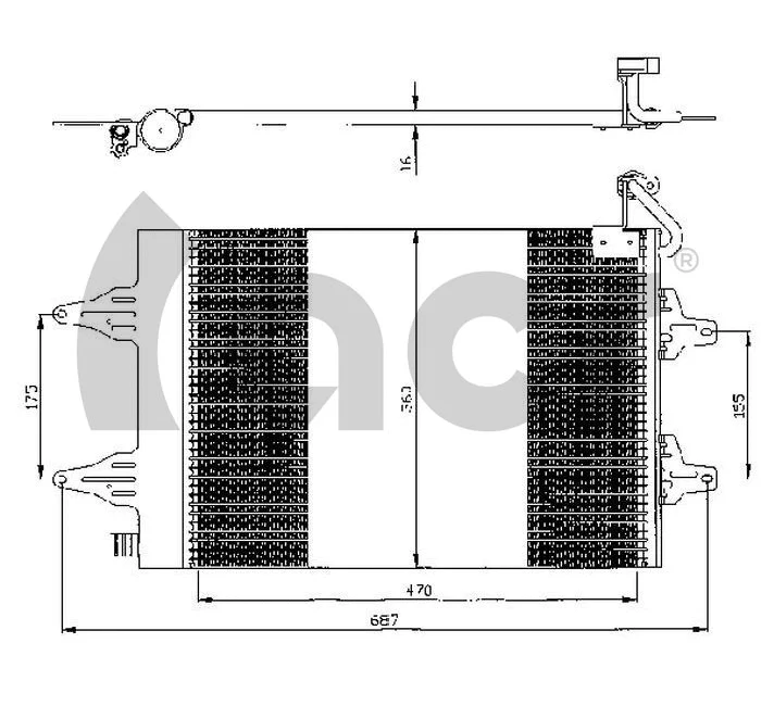 Condenser, air conditioning
