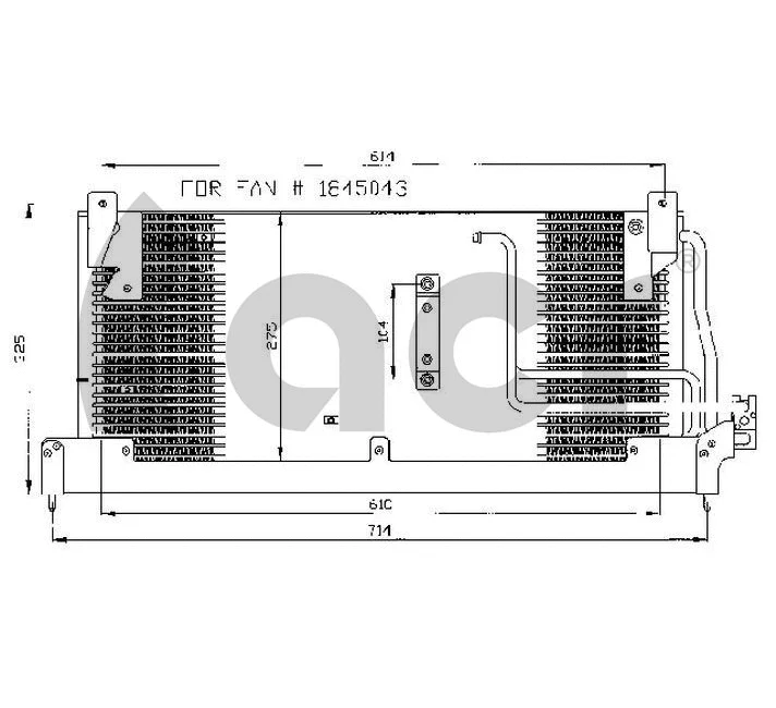 Condenser, air conditioning (300089)