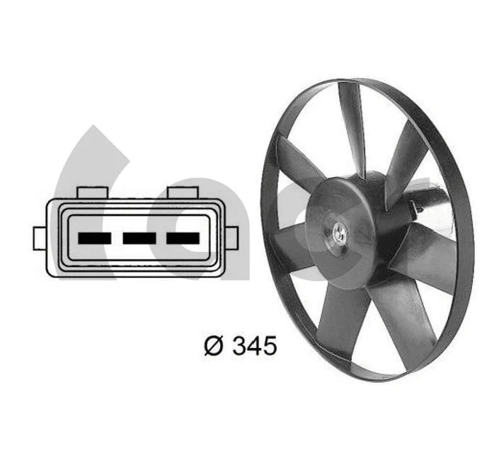 Fan, engine cooling (330314)