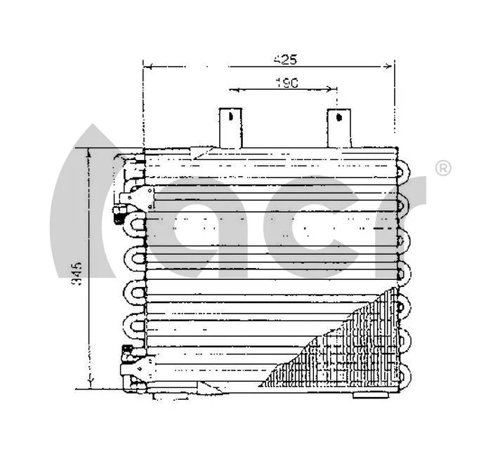 Condenser, air conditioning (300192)