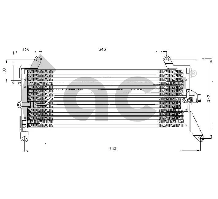 Condenser, air conditioning (300292)