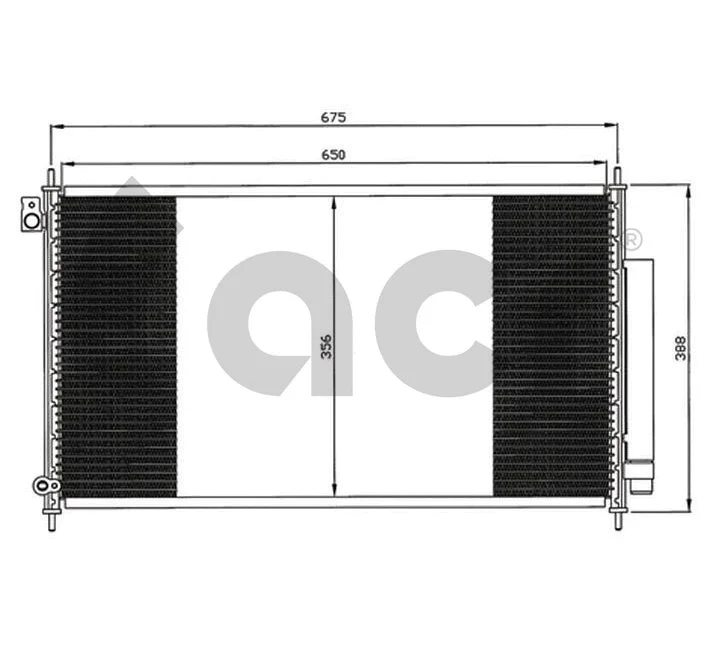 Condenser, air conditioning (300602)