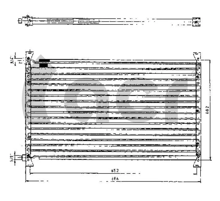 Condenser, air conditioning (300140)