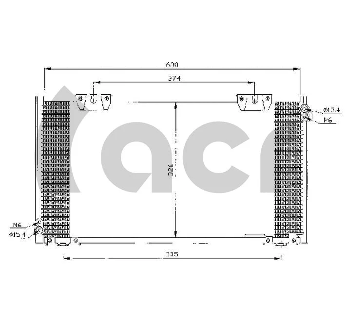 Condenser, air conditioning (300306)