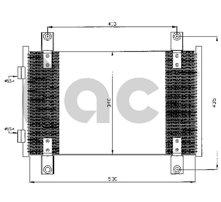 Condenser, air conditioning (300543)