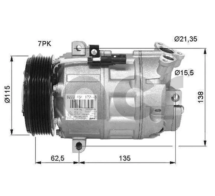 Compressor, air conditioning (132914)