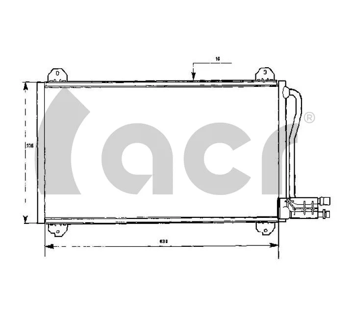 Condenser, air conditioning (300445)